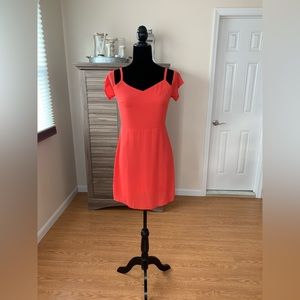 Orangey/red dress